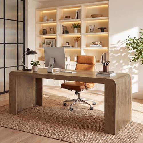 Inch long executive desk - long,