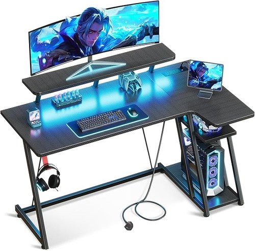 Gaming desk with - with, led
