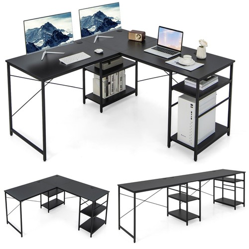 Shaped corner computer desk - l-shaped,