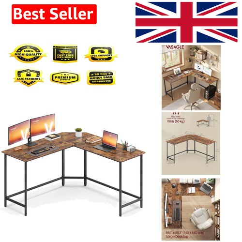 Shaped computer desk 140 x - desk,