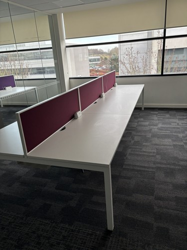 Six person bench desk - six, £55