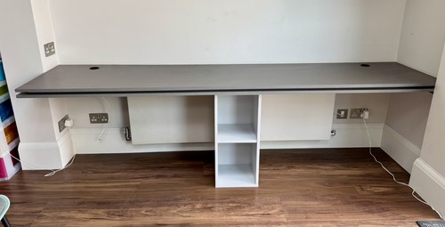 Modern floating dual workspace