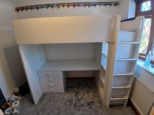 Ikea high sleeper - ikea, single