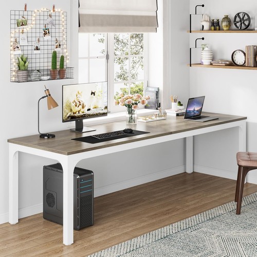 200cm computer desk rectangle - computer, desk,