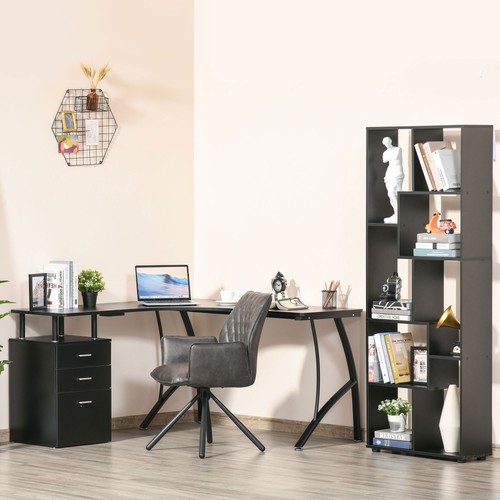 Homcom shaped corner - homcom, pc