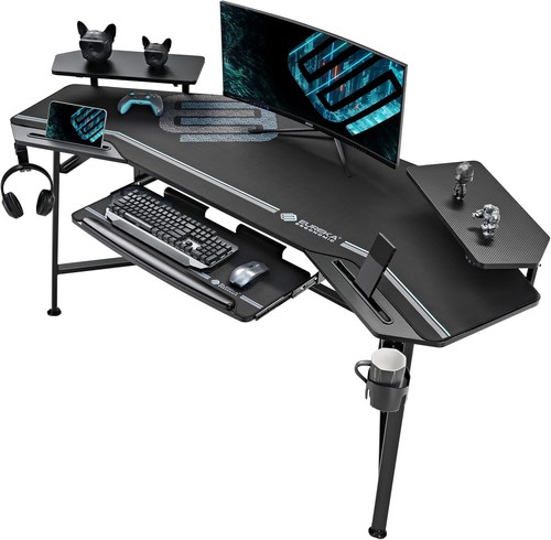 Gaming desk with - gaming, led