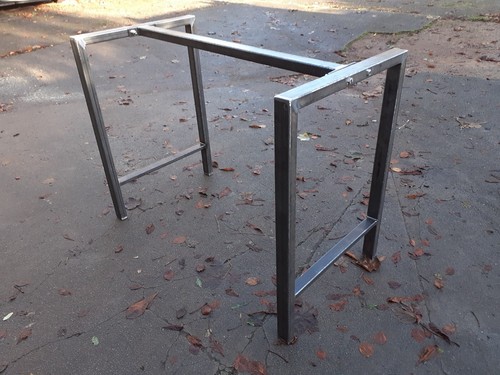 Bespoke metal table frame - metal,