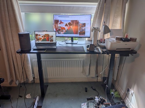 Electric standing desk 185 - desk, x