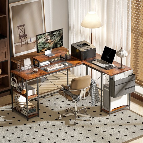 Shaped desk 168cm corner - shaped,