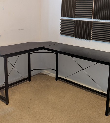 Shaped corner computer desk - corner,