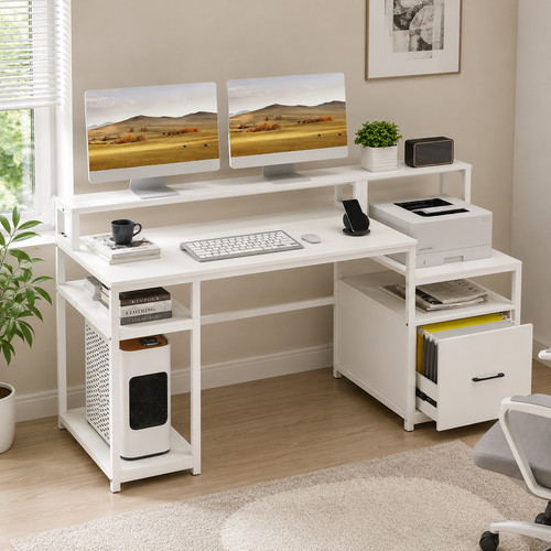 Computer desk home office - desk,