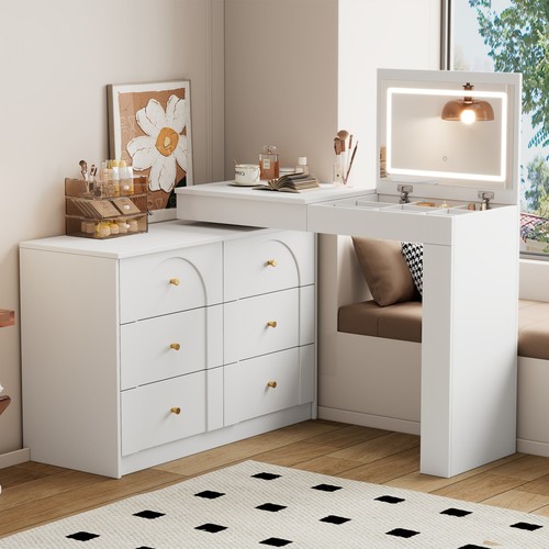 Dressing table with - dressing, led