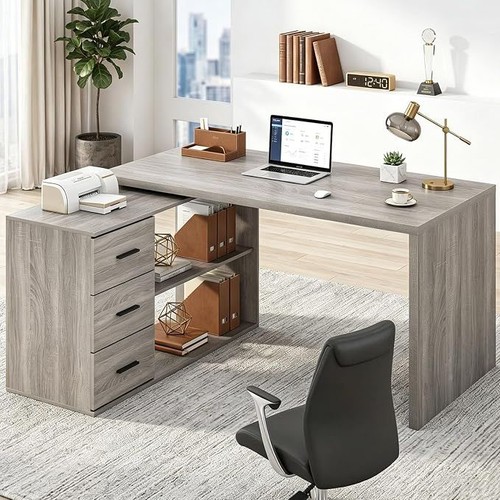 Hsh shaped computer desk - hsh, l-shaped