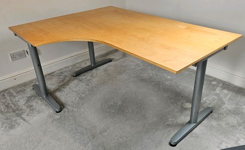 Ikea galant beech corner desk - ikea,