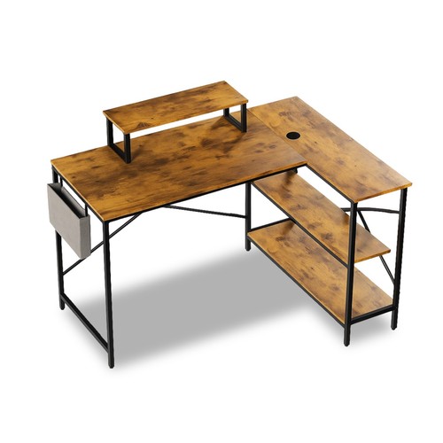 Wooden computer desk - wooden,