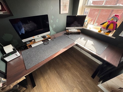 Jarvis shaped standing desk - jarvis, l-shaped