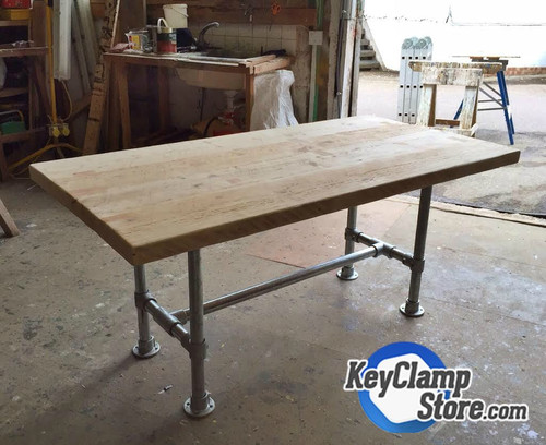 Pipe clamp table frame - frame,