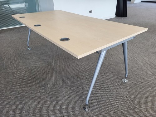 Modern office desk with cable - modern,