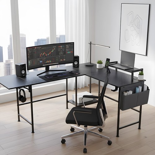 Corner computer workstation - computer,