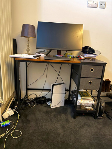 Computer desk workstation - desk, with