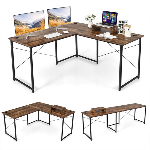 Shaped corner computer desk - l-shaped,