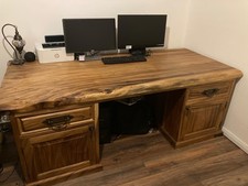 Beautiful Live Edge Desk Solid